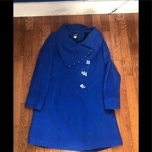 Royal blue coat